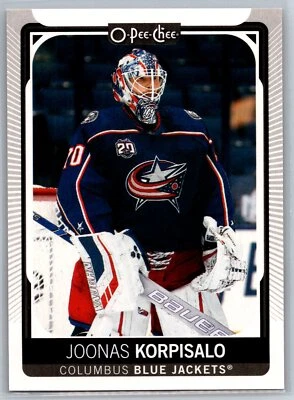 2021-22 O-Pee-Chee Joonas Korpisalo Columbus Blue Jackets #431 - Image 1 of 2