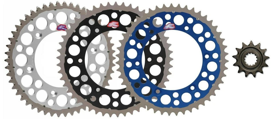 Renthal Grooved front & Twinring rear Sprocket for Yamaha YZ125 YZ250F WR250F - Image 1 of 1