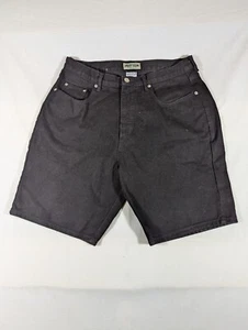 Vintage Y2K Guess Jeans Shorts Womens Size 33 Denim High Rise Black 100% Cotton - Picture 1 of 9