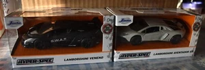 JADA HYPER SPEC LAMBORGHINI VENENO & LAMBORGHINI AVENTADOR SV 1:32 NEW - Picture 1 of 8