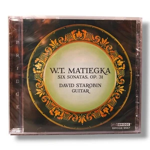 W. T. Matiegka David Starobin Six Sonatas For Guitar Op. 31 CD New Sealed - Imagen 1 de 3