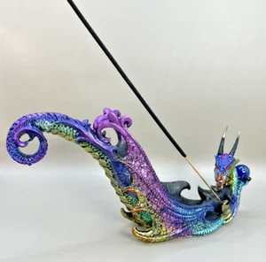New in Box Mystical Dragon with Orb Incense Stick Holder/Burner - Picture 1 of 16