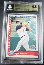 2016 NEW YORK-PENN LEAGUE TOP PROSPECTS  PETE ALONSO CHOICE  #7 BGS 9.5 GEM MINT