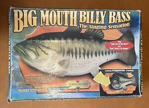 Vintage 1998 Big Mouth Billy Bass Singing Animated Fish Take Me To The River