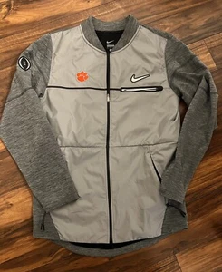 Nike Clemson Tigers College Football Playoff Sideline Gray Silver Jacket S - Picture 1 of 4