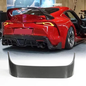 For Toyota Supra A90 MK5 2020-2024 Carbon Fiber Rear Trunk Spoiler Racing Wing - Picture 1 of 15