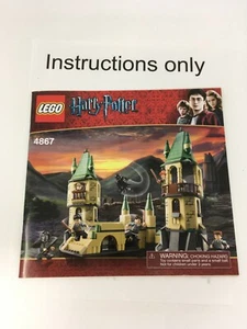 SOLO instrucciones Lego 4867 Hogwarts Harry Potter; sin ladrillos/piezas, sin minifiguras - Imagen 1 de 1