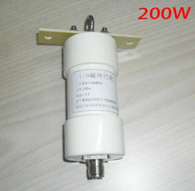 Antena HAM de onda corta Balun SSB 50 ohmios a 450 ohmios relación 1:9 Balun 1-56 MHz 200 W Foto 1 de 4