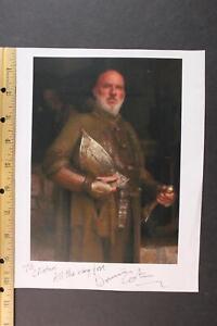 DOMINIC CARTER (GAME OF THRONES)  AUTOGRAPH PAPER PHOTO~