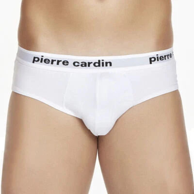 6 SLIP UOMO PIERRE CARDIN ART. PCU102  IN COTONE ELASTICI ZZATO CON LOGO CARDIN - Immagine 1 di 4