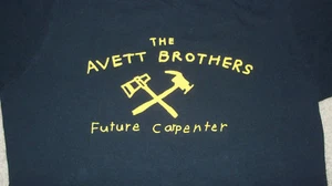 AVETT BROTHERS Future Carpenter T-Shirt Size SMALL Mens Womens Folk Rock Grammy - Picture 1 of 1