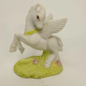 Vintage Wallace & Berrie Co. Fantasy Serie Porzellan Pegasus #4962 1982 LKJUQ - Bild 1 von 14