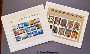SoCoStamps US 3873 Art Of The American Indian 3878 Cloudscapes First Day Issues - Picture 1 of 3