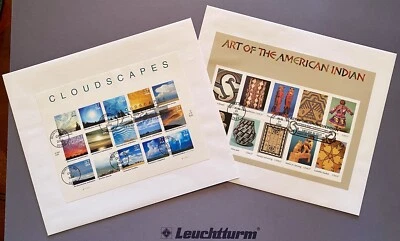 SoCoStamps US 3873 Art Of The American Indian 3878 Cloudscapes First Day Issues - Image 1 of 3