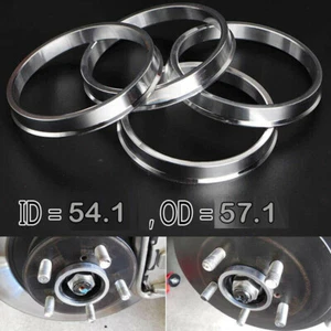 For Toyota Scion 4x100 57.1mm (Wheel) to 54.1mm (Hub) Centric Rim Spacer Ring x4 - Picture 1 of 1