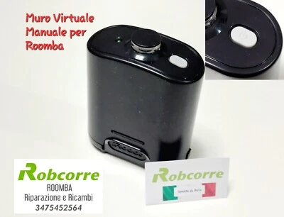 VirtualWall Muro Virtuale Manuale per  Roomba IRobot Barriera Infrarossi 530 521 - Immagine 1 di 4