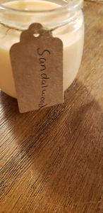 Homemade Soy Scented Candle7 oz. With Sandalwood Fragrance - Picture 1 of 2