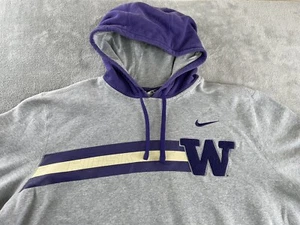 Nike University Washington Huskies Heavyweight Hoodie Sweatshirt 3XL (no sz tag) - Picture 1 of 15