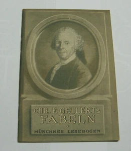 Chr. F. Gellerts Fabeln - Münchner Lesebogen Nr. 132 - Picture 1 of 1
