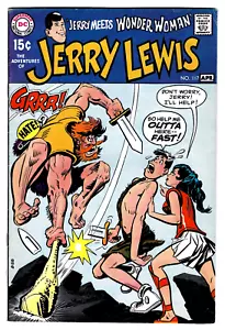 THE ADVENTURES OF JERRY LEWIS #117 in VF- a 1970 DC comic with WONDER WOMAN - Picture 1 of 2