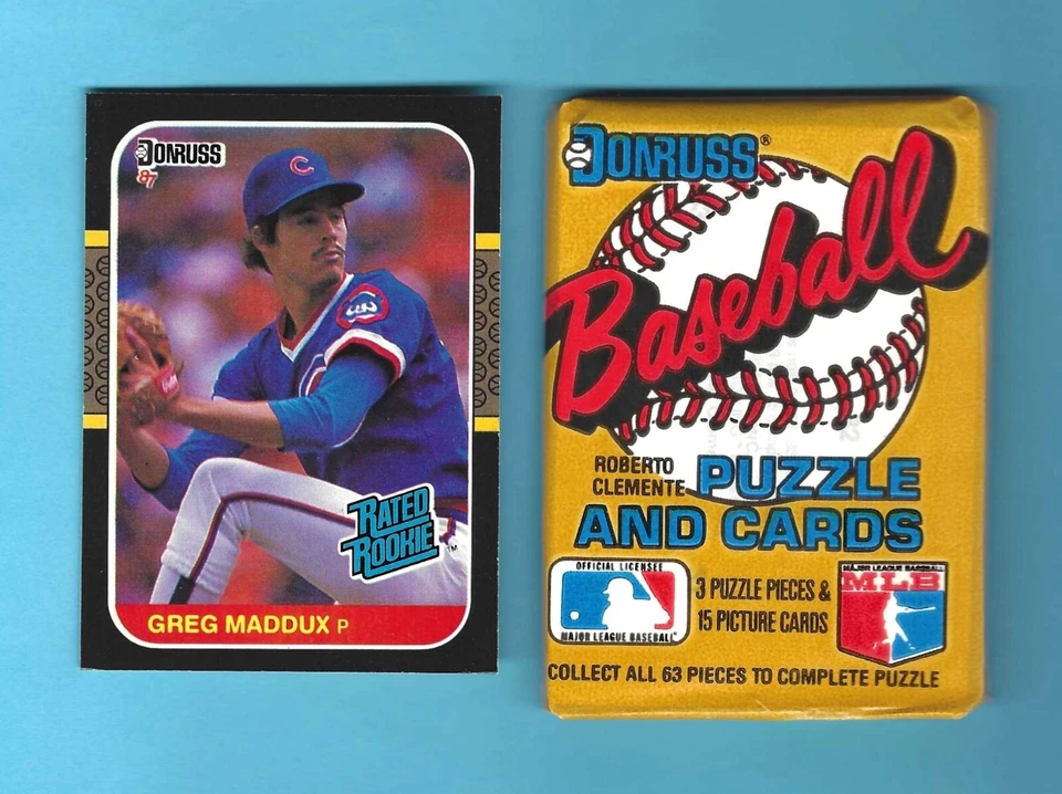 1987 Donruss Baseball Cards 1 Unopened Wax PACK From Wax Box 15 Cards