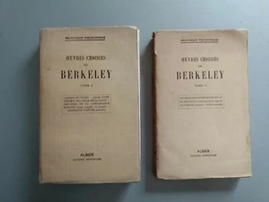 Ausgewählte Werke von Berkeley - Band I und II - Aubier Editions Montaigne 1943 - Bild 1 von 5