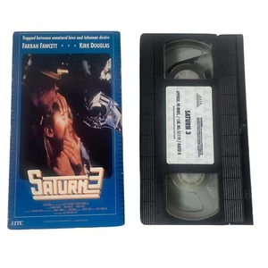 Saturn 3 VHS 1992 Farrah Fawcett Kirk Douglas Sci-Fi 90 Minutes - Picture 1 of 10