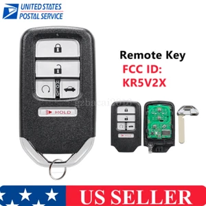 Llavero de control remoto KR5V2X 5 botones para Honda Civic 2016 2017 2018 2019 2020 - Imagen 1 de 8