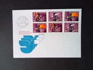 SUIZA 1978, Seguridad Trabajo 2 Series en Bloque de 6 Sobre, M 1134/36 Y 1064/66 - Imagen 1 de 1