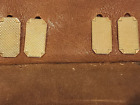 Cufflinks Vintage Edwardian OP 9ct Gold in a Leather Wallet