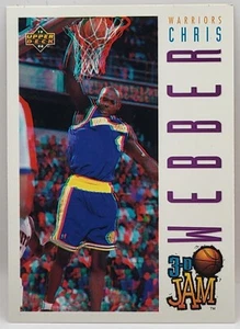 93-94 Upper Deck Pro View (3D Jam) Chris Webber HOF Rookie Card (Warriors) #106 - Picture 1 of 2