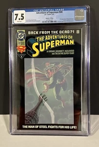 ADVENTURES OF SUPERMAN #500 - CGC 7.5 VARIANT - 1ST APP /STEEL (JOHN HENRY) - Picture 1 of 4