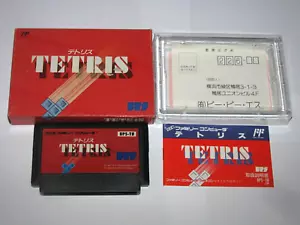 Tetris Famicom NES Japan import boxed complete in box US Seller - Picture 1 of 12