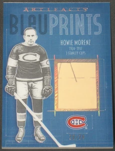 Artefactos de cubierta superior Howie Morenz 2025-26 impresiones azules reliquia (20/24) canadienses - Imagen 1 de 14