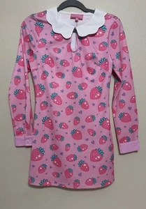 Sugar Thrillz Strawberry Print Sweet or Treat Dress NEW Size Small - Picture 1 of 4