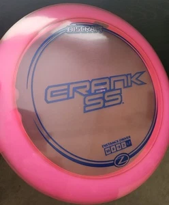 NEW Discraft Z Crank SS 170-172g Pink Blue Foil Distance Driver Free Shipping - Picture 1 of 3
