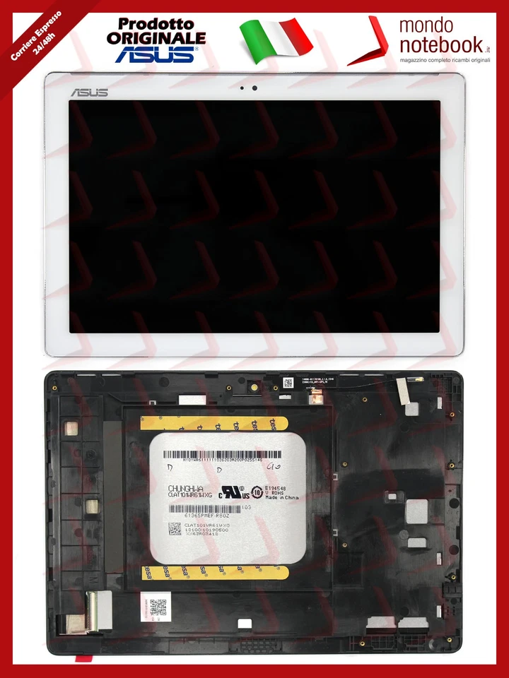 Display LCD con Touch Screen Originale Asus ZenPad 10 Z300C ZD300C Z300CX (BIANC - Immagine 1 di 1
