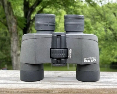 Vintage PENTAX PCF 8x40 8.2 Binoculars Asahi Opt Co Japan Serial #49367 - Image 1 of 4