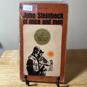 Of Mice and Men Novella by John Steinbeck 1967 paperback book Used Nobel Prize - Picture 1 of 5