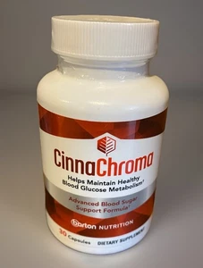 CinnaChroma 30 Caps Each – Blood Glucose & Sugar Support – New Sealed - Picture 1 of 6