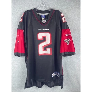 Reebok On Field Matt Ryan Jersey Mens XL +2 Long Black Atlanta Falcons #2 Sewn - Picture 1 of 13