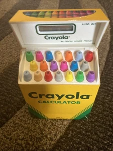 Vintage 1994 Crayola Crayon Box Calculator - Picture 1 of 5