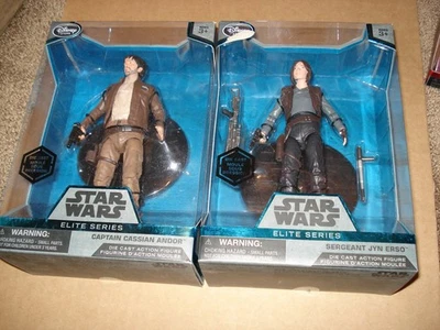 Star Wars Disney Exclusiva Serie Elite CAPITÁN CASSIAN ANDO Y SARGENTO JYN ERSO Foto 1 de 4