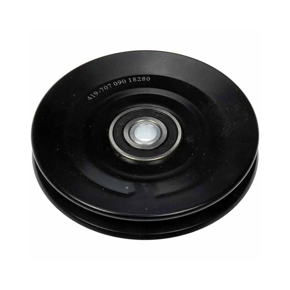 Polia intermediária para Plymouth Prowler 1999-2001 | Aço | Cinto serpentina | Preto - Imagem 1 de 4