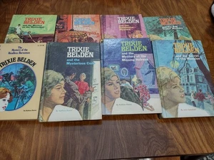 Lot of 8 Trixie Belden 1970 Books Set Hardcover Whitman Campbell Kenny *Read* - Picture 1 of 2