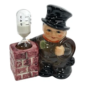 Vintage Goebel 81501 Chimney Sweep Sand Egg Timer Porcelain West Germany - Picture 1 of 5