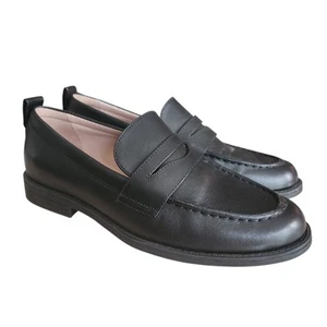 Cole Haan Grand 360 Women's Stassi Penny Loafers Preppy Black Leather 6B - Picture 1 of 10