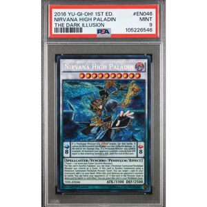 2016 YU-GI-OH! 1ST ED. #EN046 NIRVANA HIGH PALADIN THE DARK ILLUSION MINT 9 - Picture 1 of 3
