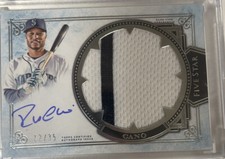 2015 Topps Five Star Robinson Cano Jumbo Patch On Card Autograph 12/35