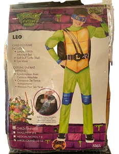 TMNT Costume Kids Teenage Mutant Ninja Turtles Leo Halloween Large 10-12 - Picture 1 of 2